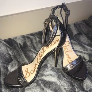 Sam Edelman grey high heel stilettos